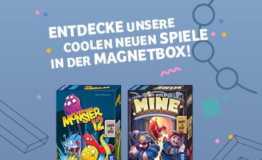 Die neuen Spiele von KOSMOS in der coolen neuen Magnetbox