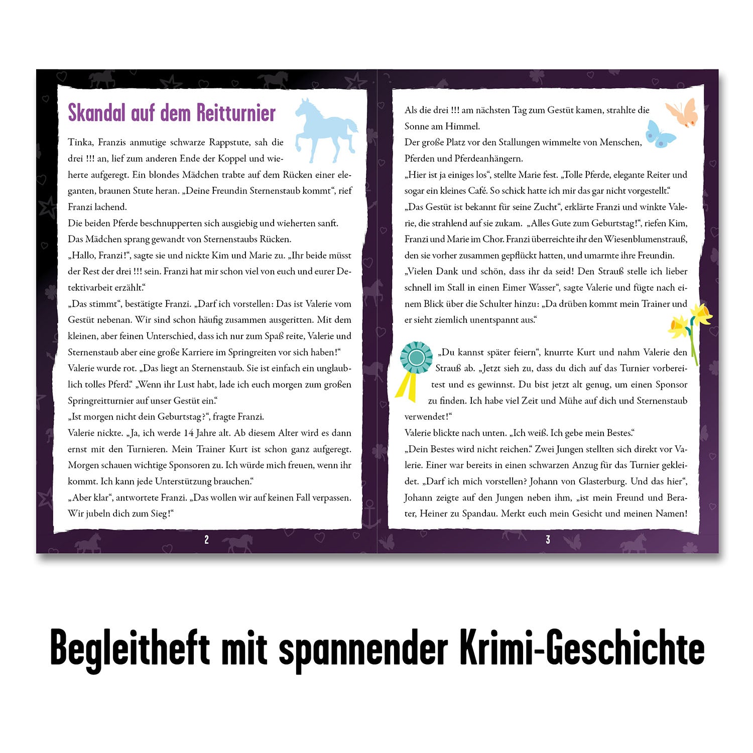Krimi-Puzzle: Die drei !!! - Skandal auf dem Reitturnier