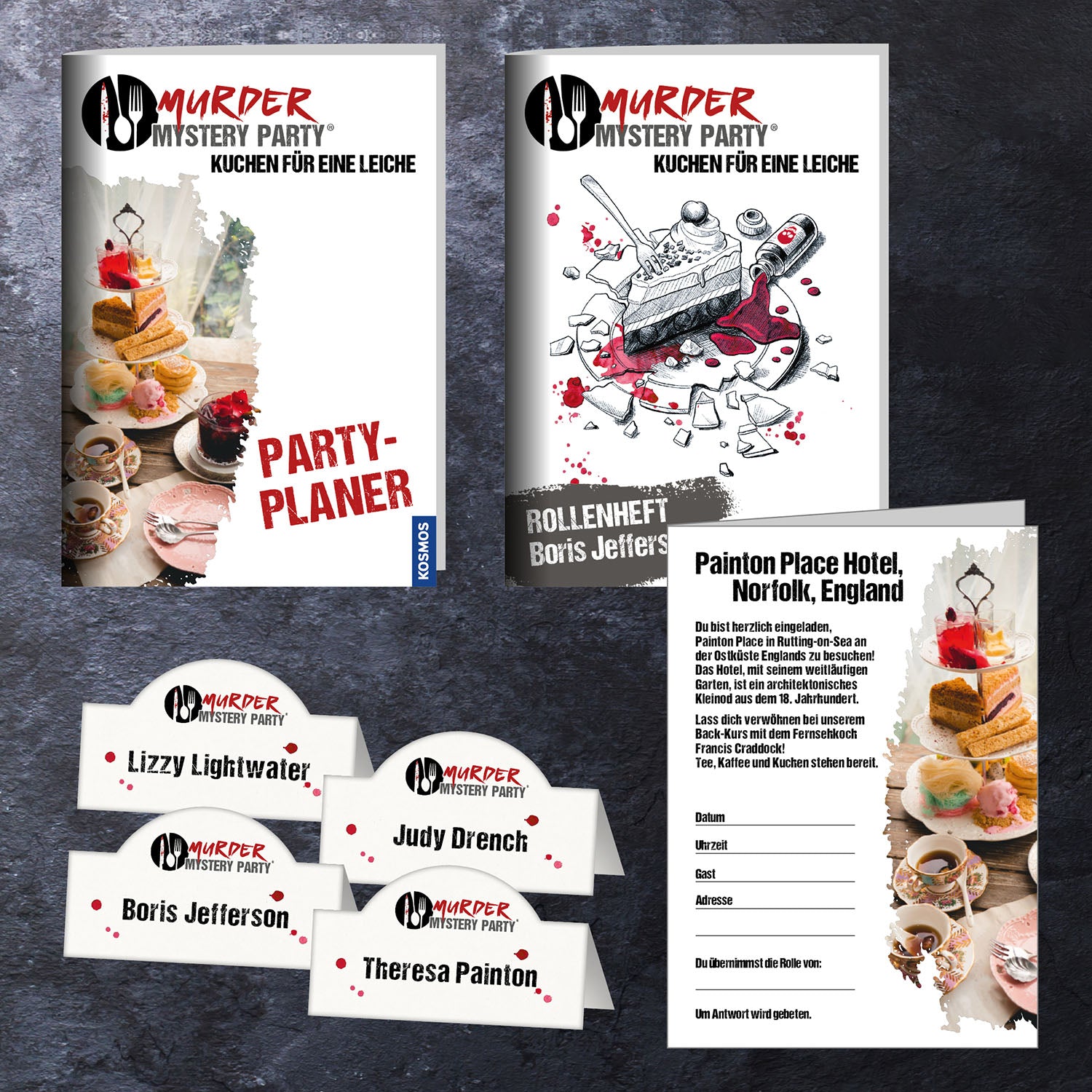 Murder Mystery Party Kuchen für eine Leiche