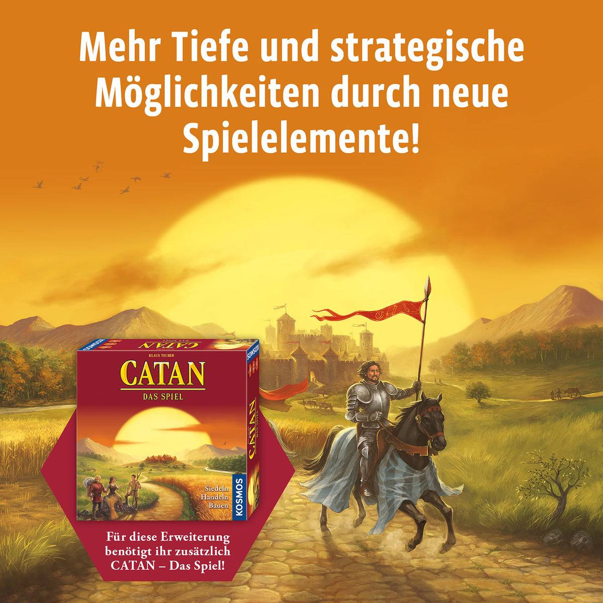 CATAN - Erweiterung - Städte & Ritter