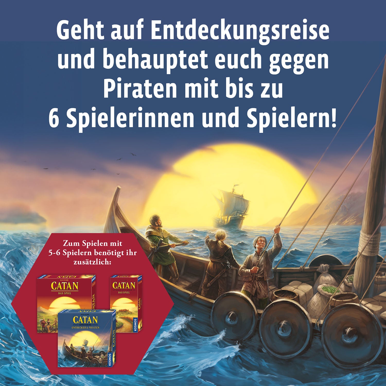 CATAN - Explorers & Pirates 5-6 Player Extension