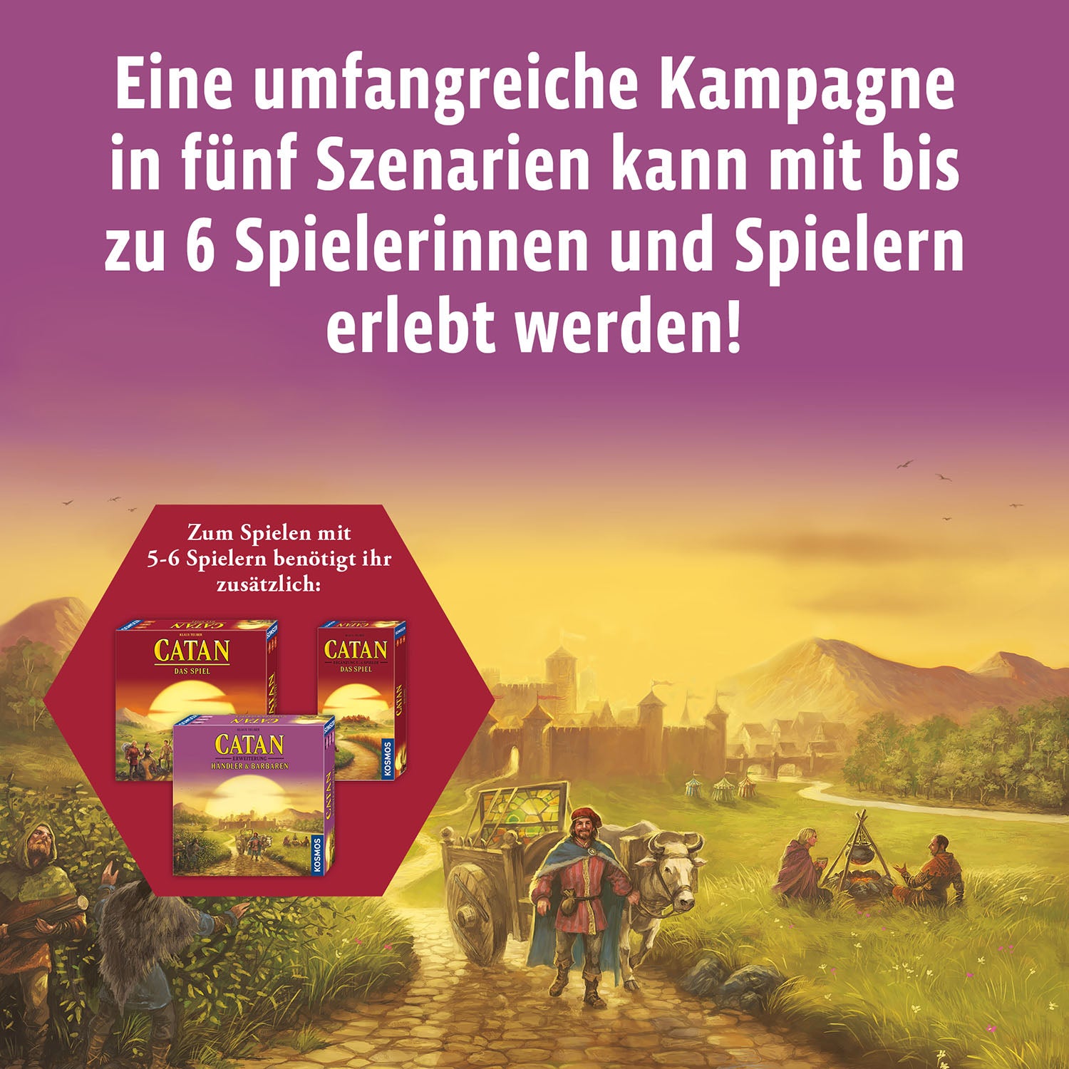 CATAN - 5-6 Player Extension - Traders & Barbarians