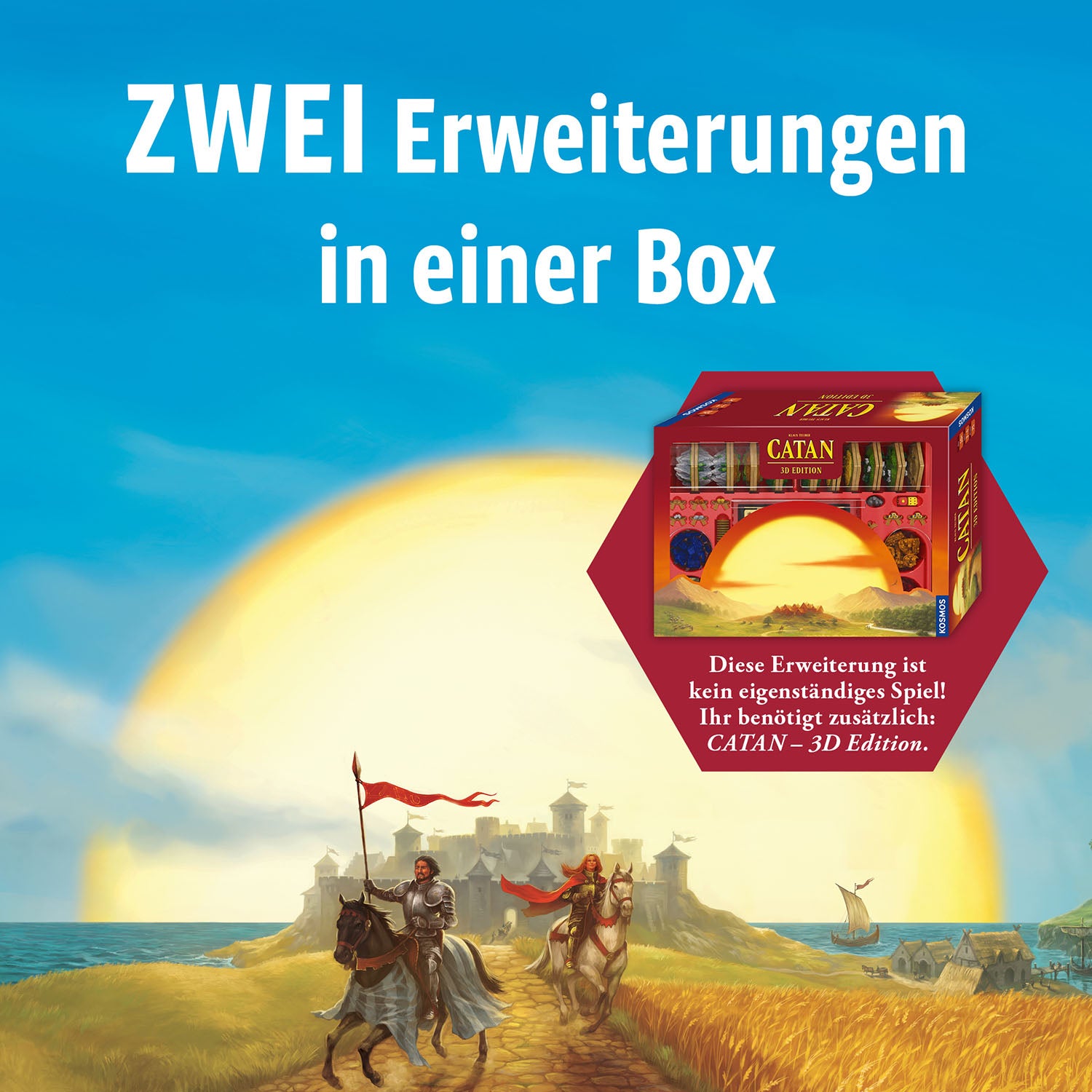 CATAN - 3D Expansion - Seafarers + Cities & Knights