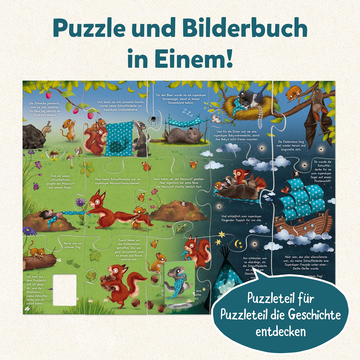 Mein erstes Story-Puzzle: Der kleine Siebenschläfer