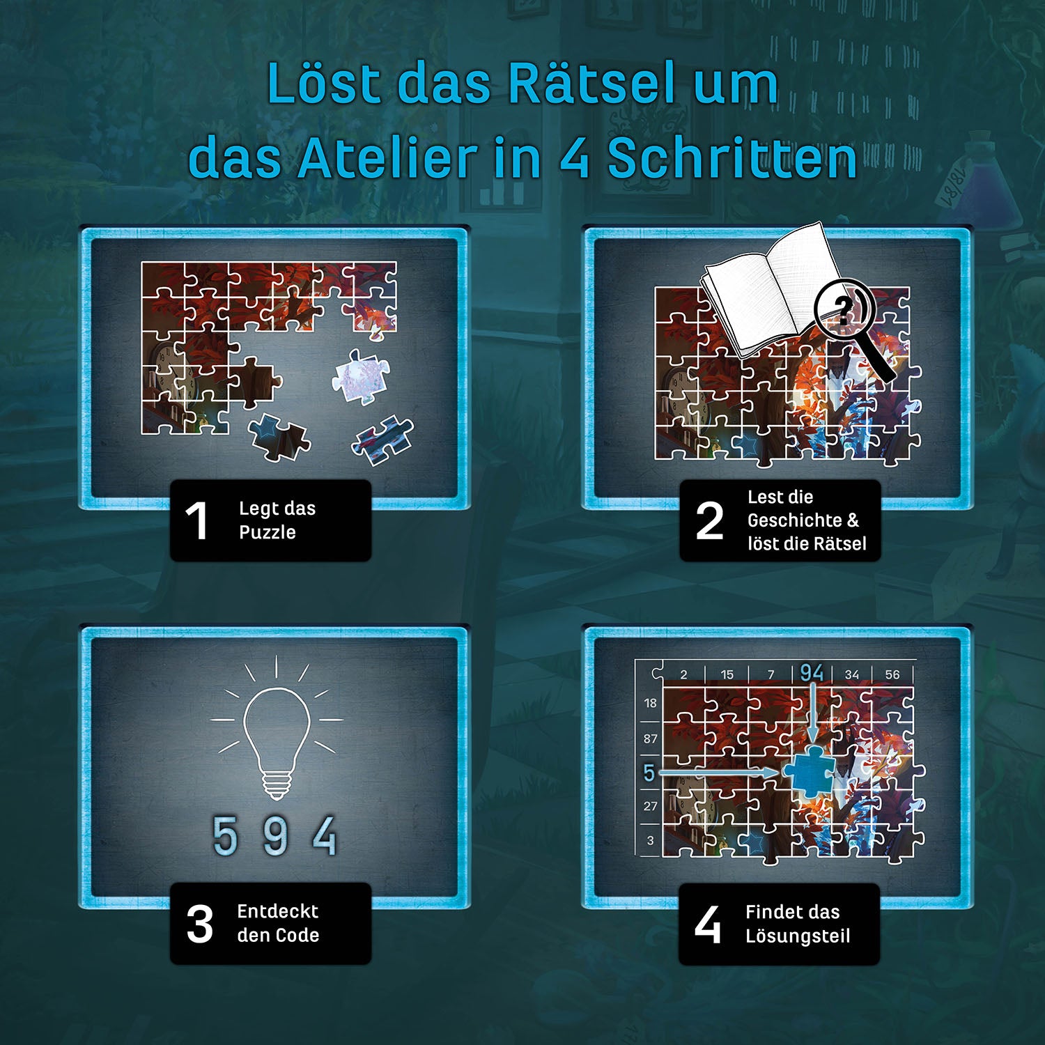 EXIT® - Das Puzzle: Das verborgene Atelier