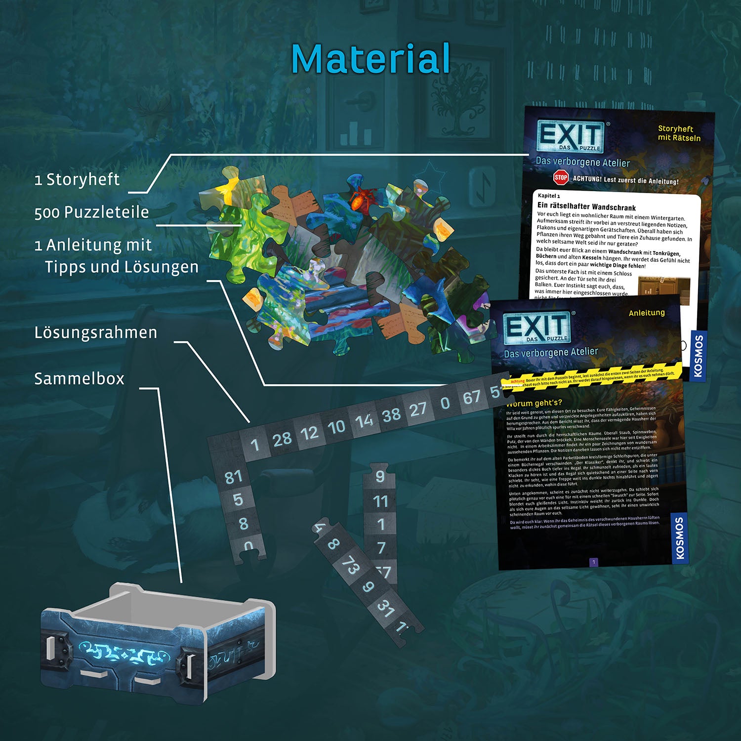 EXIT® - Das Puzzle: Das verborgene Atelier