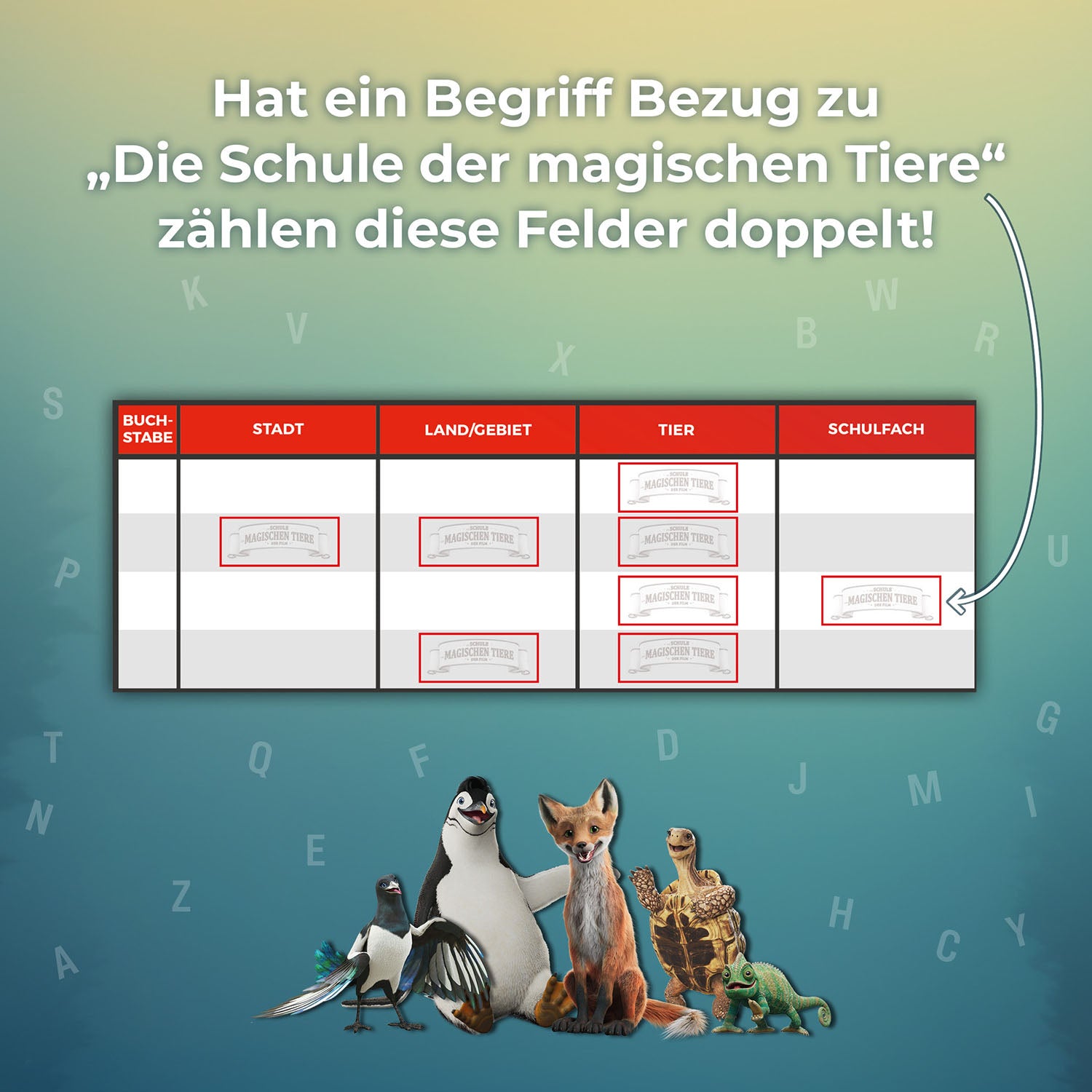 Stadt – Land – Die Schule der magischen Tiere