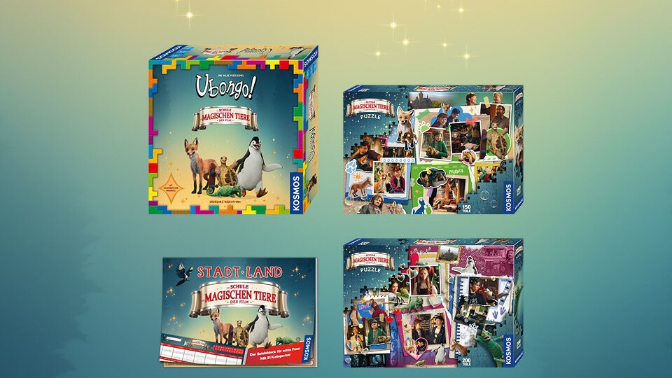 „Die Schule der magischen Tiere – Der Film“: Spiele und Puzzles