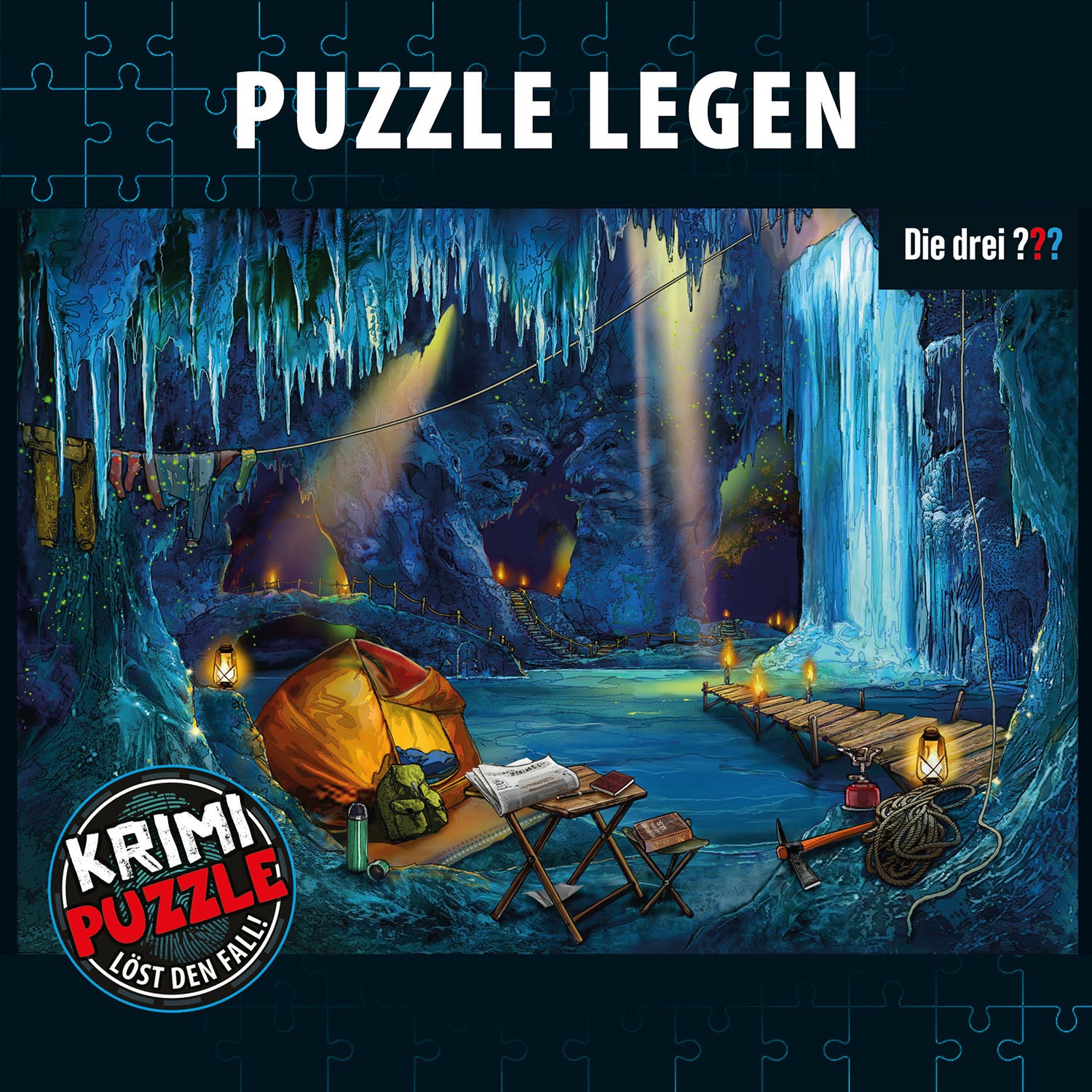 Krimi-Puzzle: Die drei ??? - Das Echo der Finsternis