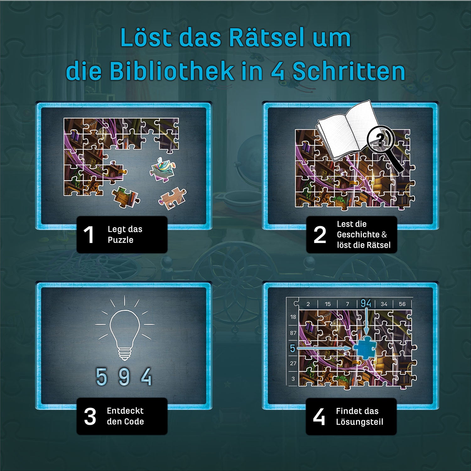 EXIT® - Das Puzzle: Die Bibliothek der Träume