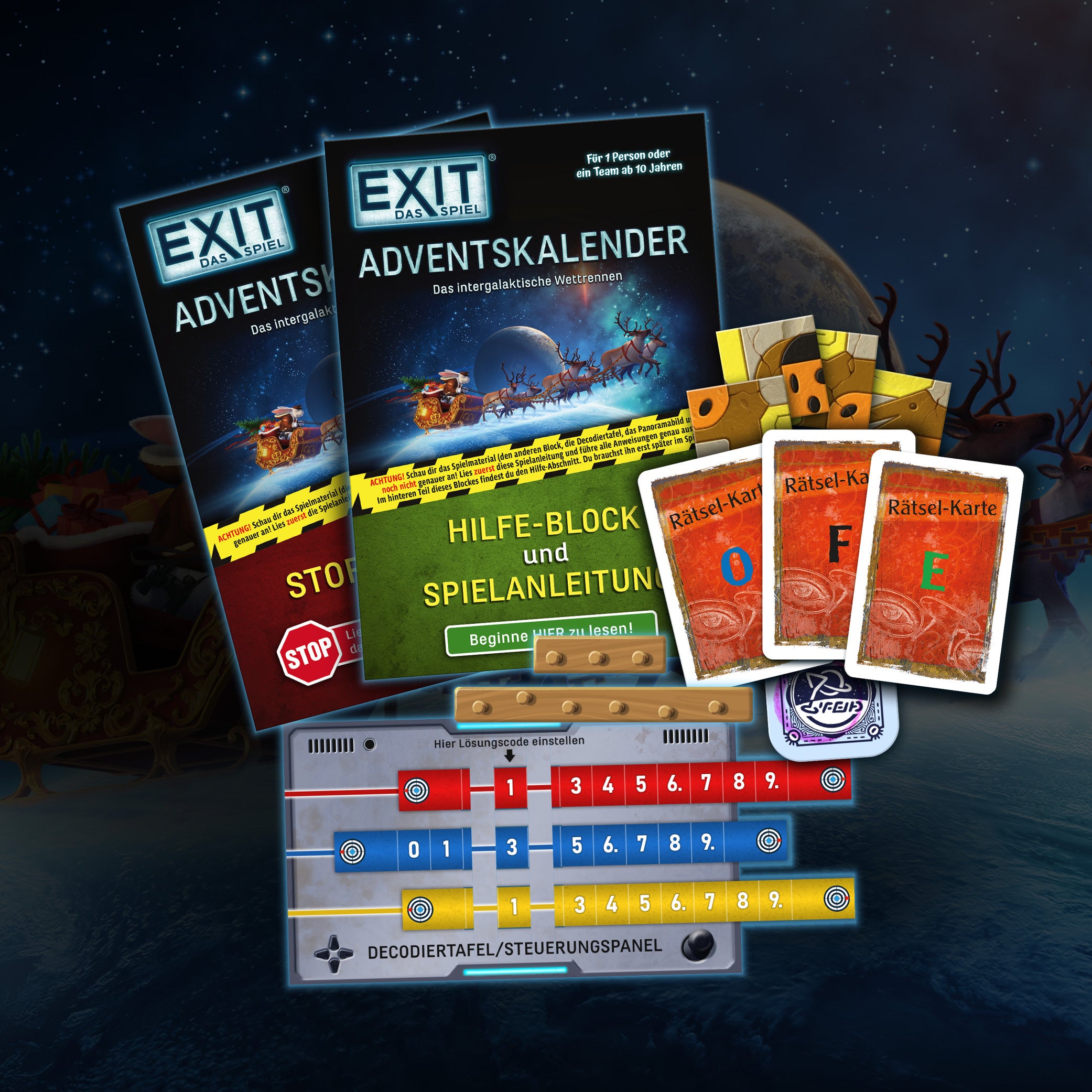 EXIT® - Das Spiel - Adventskalender: Das intergalaktische Wettrennen