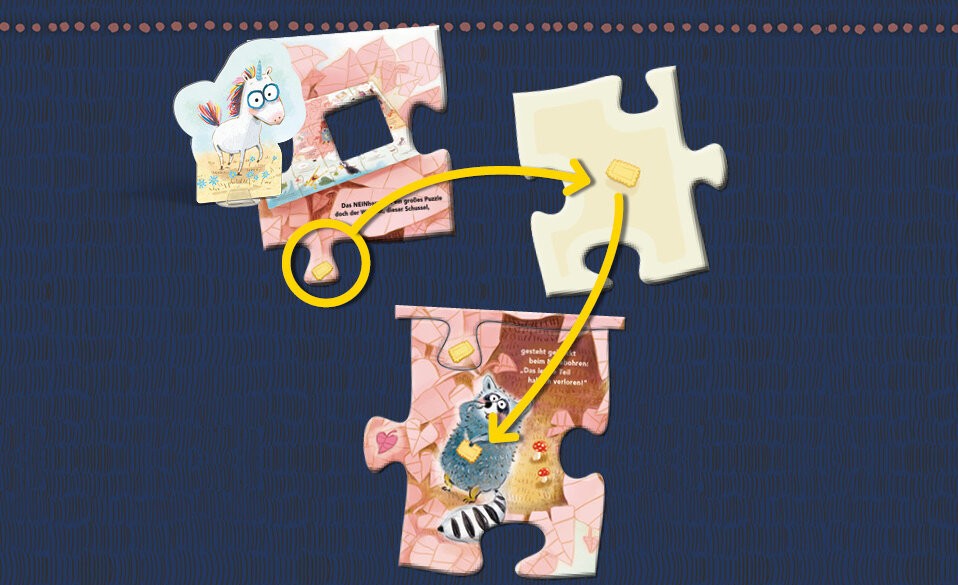 Lese- und Puzzlespaß