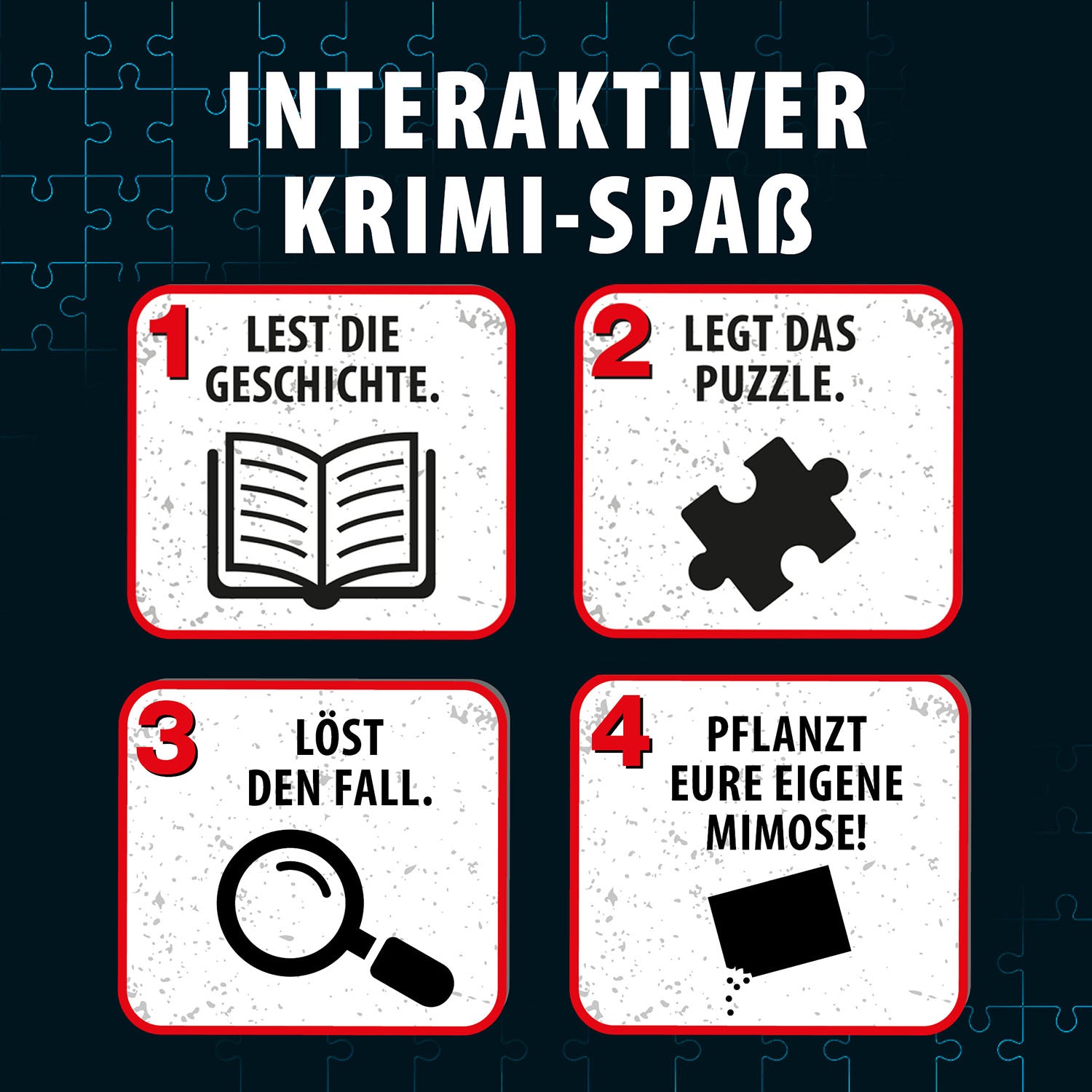 Krimi-Puzzle: Die drei ??? - Die Blüte des Verderbens