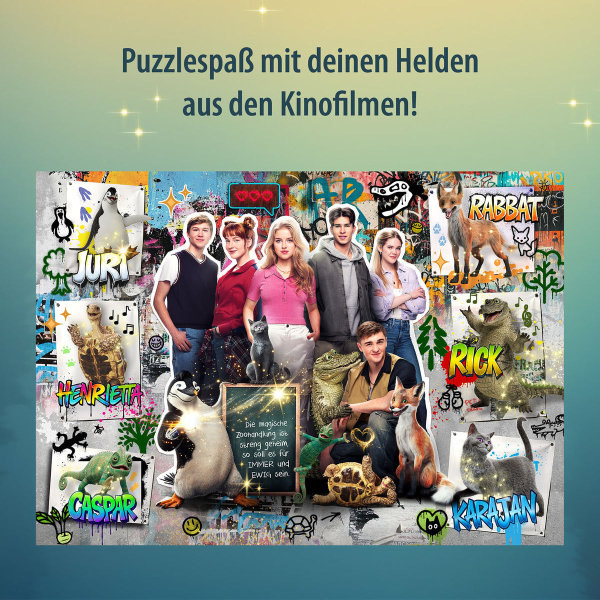 Die Schule der magischen Tiere: Puzzle zum Film — Teamwork