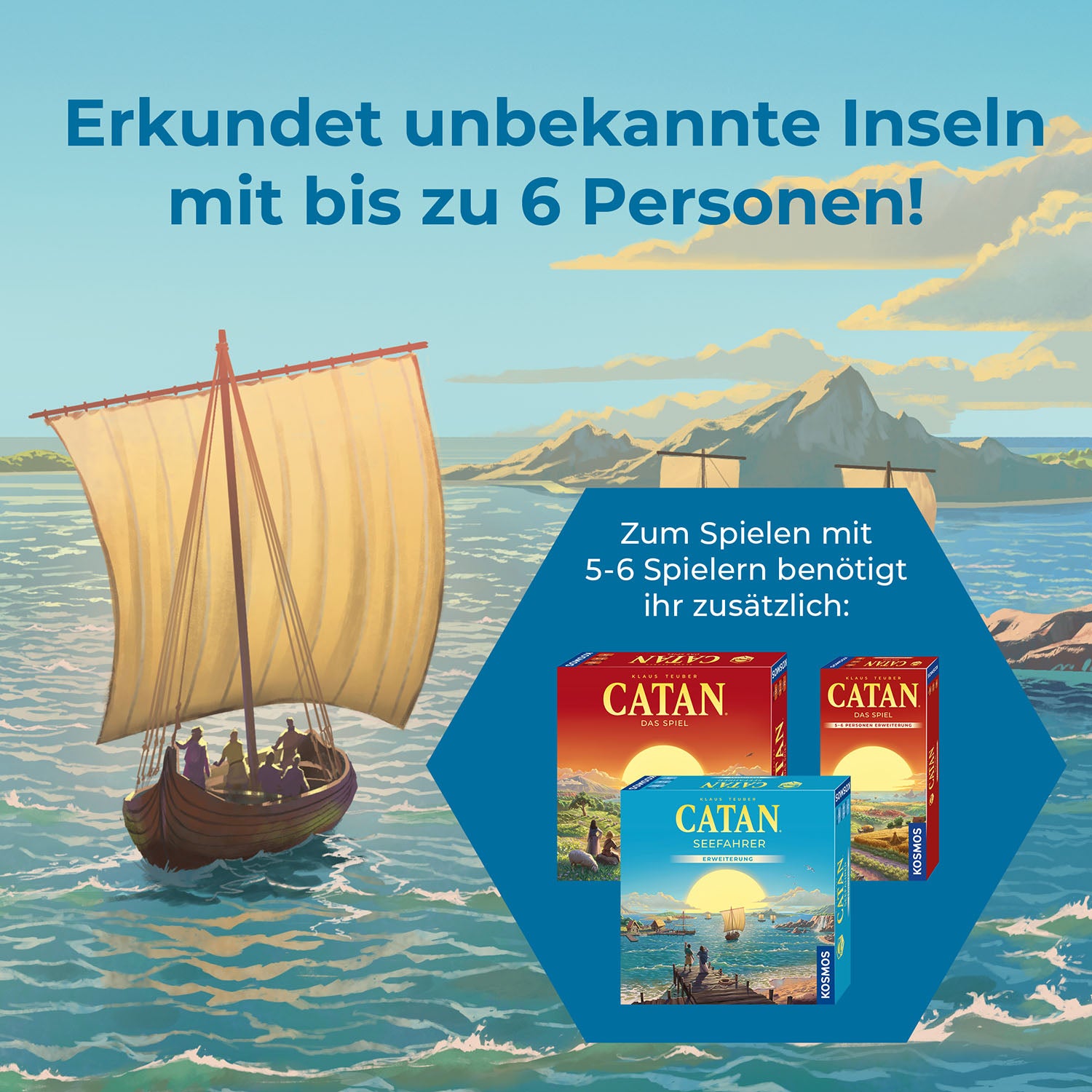 CATAN - Seefahrer - 5-6 Personen Erweiterung