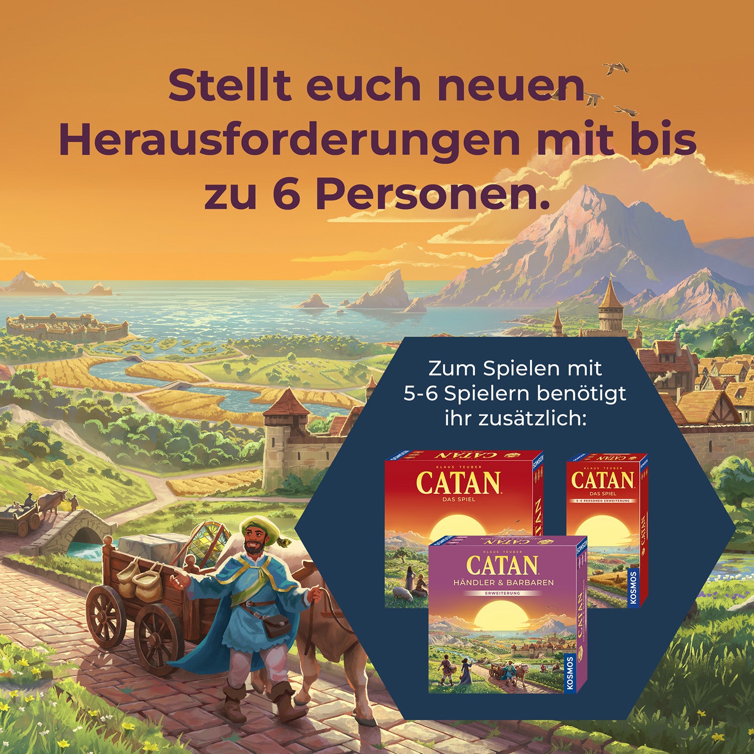 CATAN - Händler & Barbaren - 5-6 Personen Erweiterung
