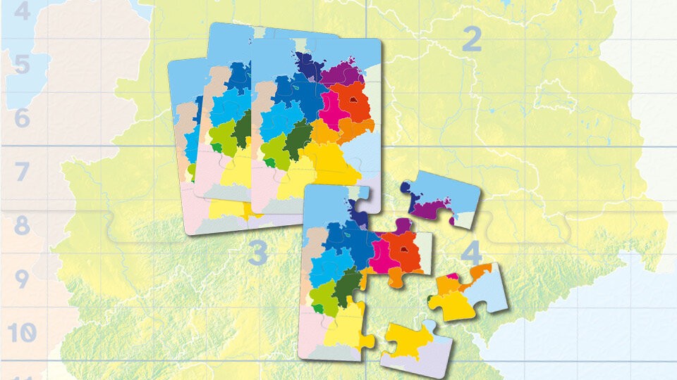 Puzzleteil für Puzzleteil zur Deutschlandkarte