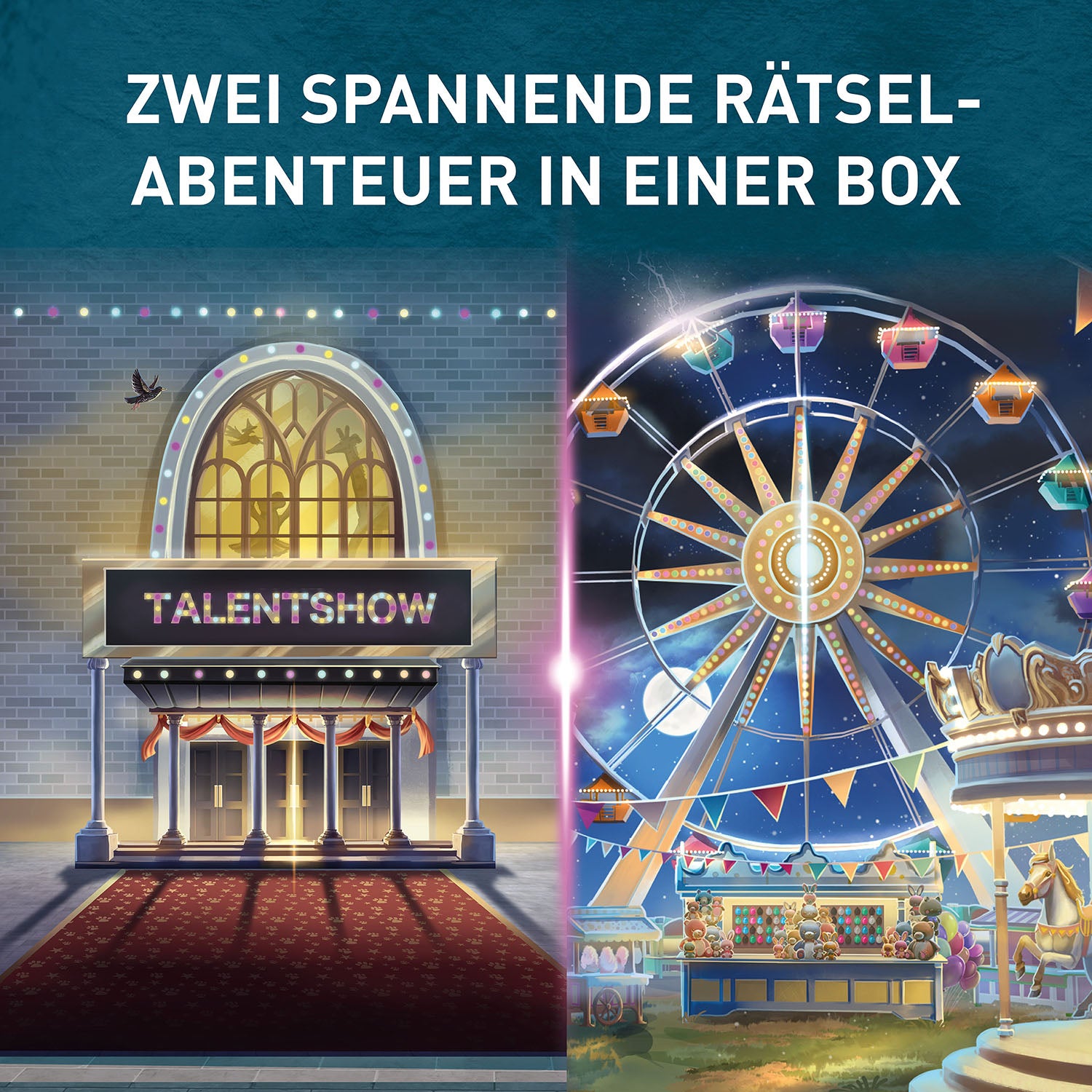 EXIT® - Das Spiel Family: Backstage Boys / Jahrmarkt im Dunkeln