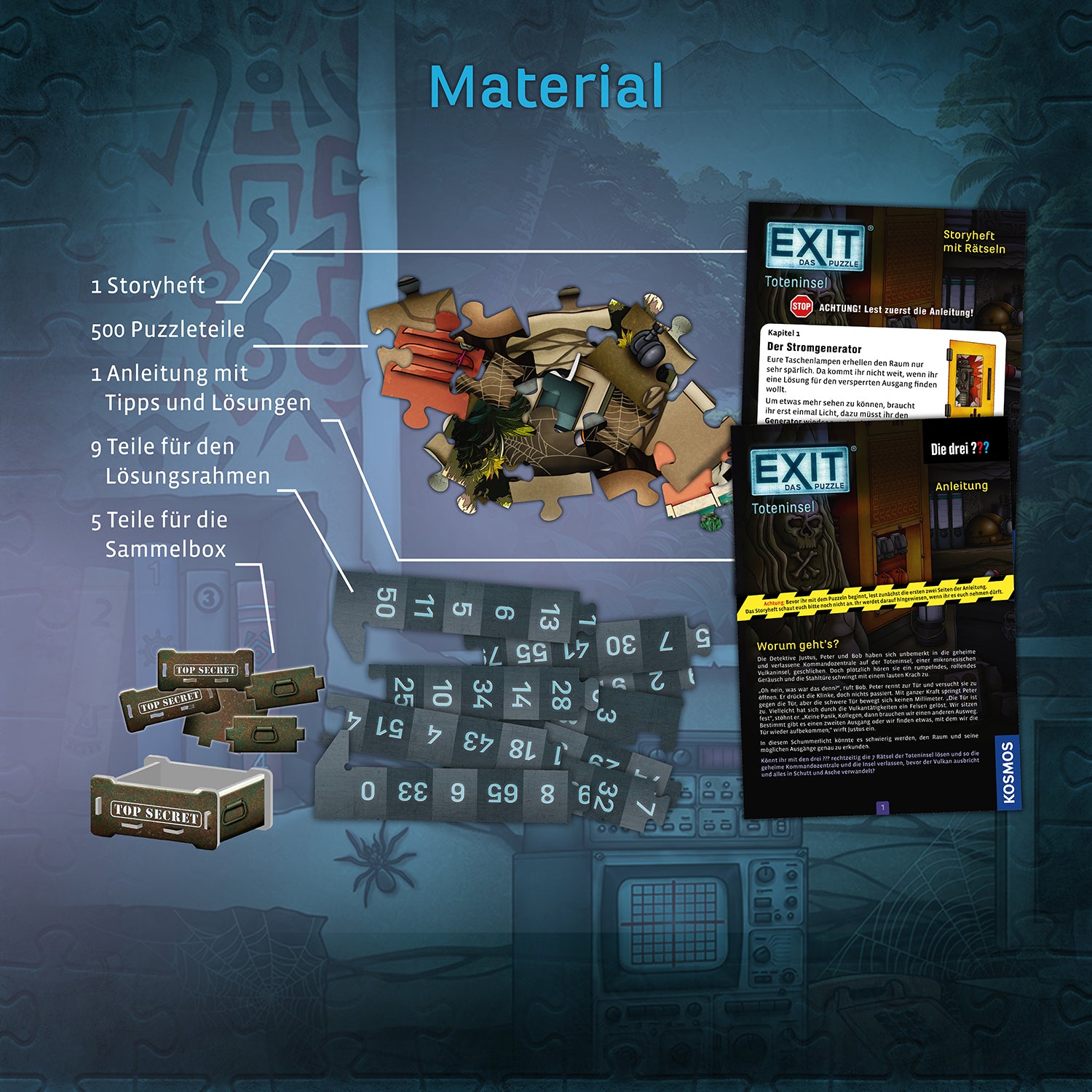 EXIT® - The Puzzle: The Three Investigators and the Isle of the Dead