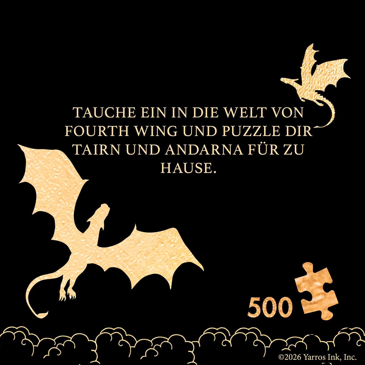 Fourth Wing Puzzle - Dragons