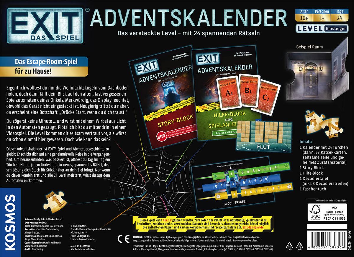 EXIT® - Das Spiel - Adventskalender: Das versteckte Level