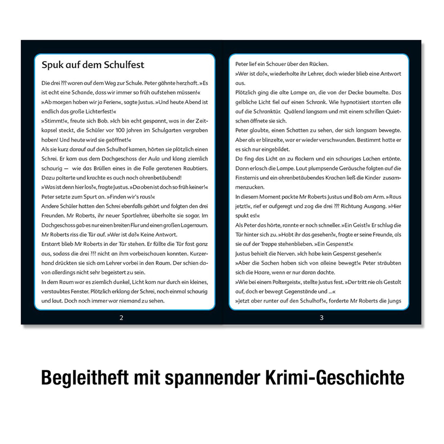 Krimi Puzzle: Die drei ??? Kids - Spuk auf dem Schulfest