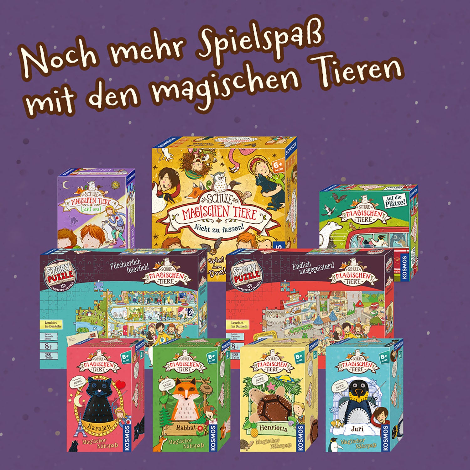 Story Puzzle: Die Schule der magischen Tiere - Endlich ausgegeistert!