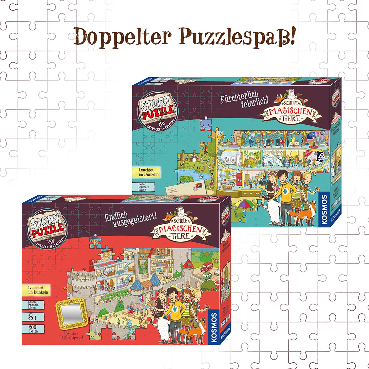 Story Puzzle: Die Schule der magischen Tiere - Endlich ausgegeistert!