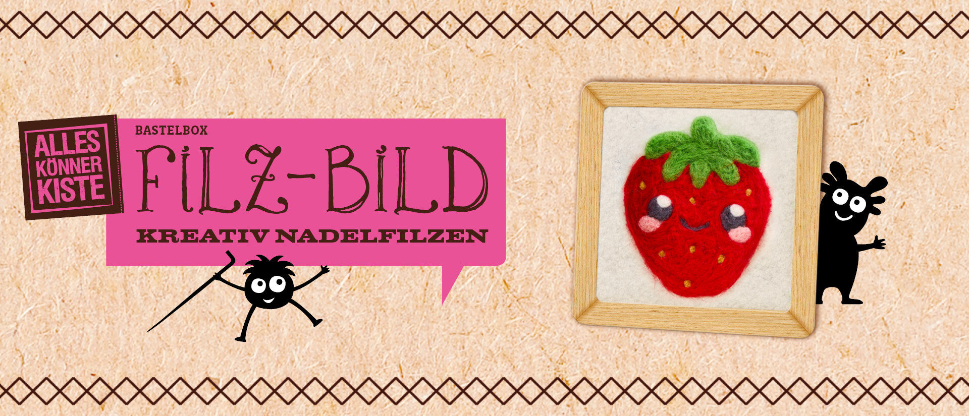 Filz-Bild Banner