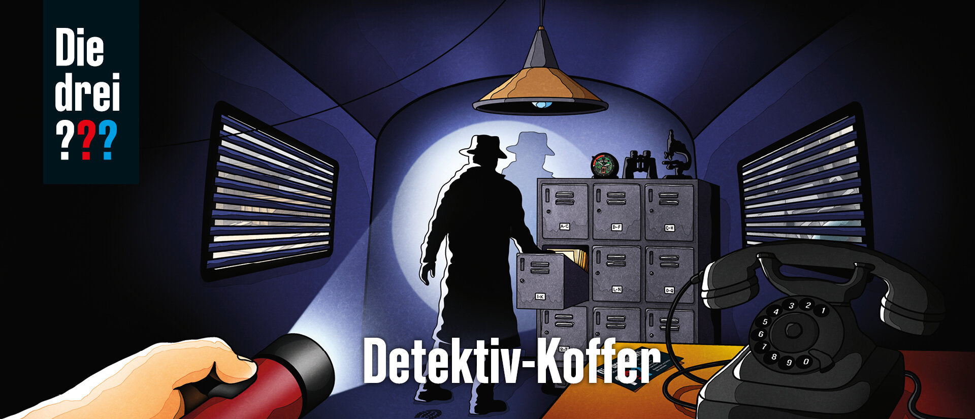 Die drei ??? Detektiv-Koffer Banner