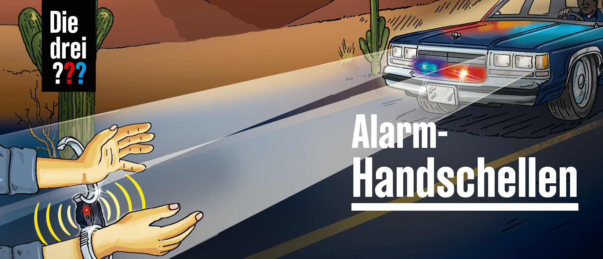 Die Drei ??? - Alarm-Handschellen Banner