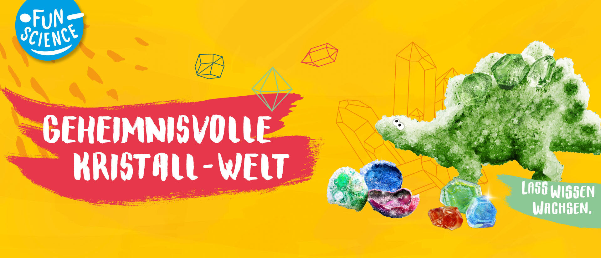 Fun Science Geheimnisvolle Kristallwelt Banner
