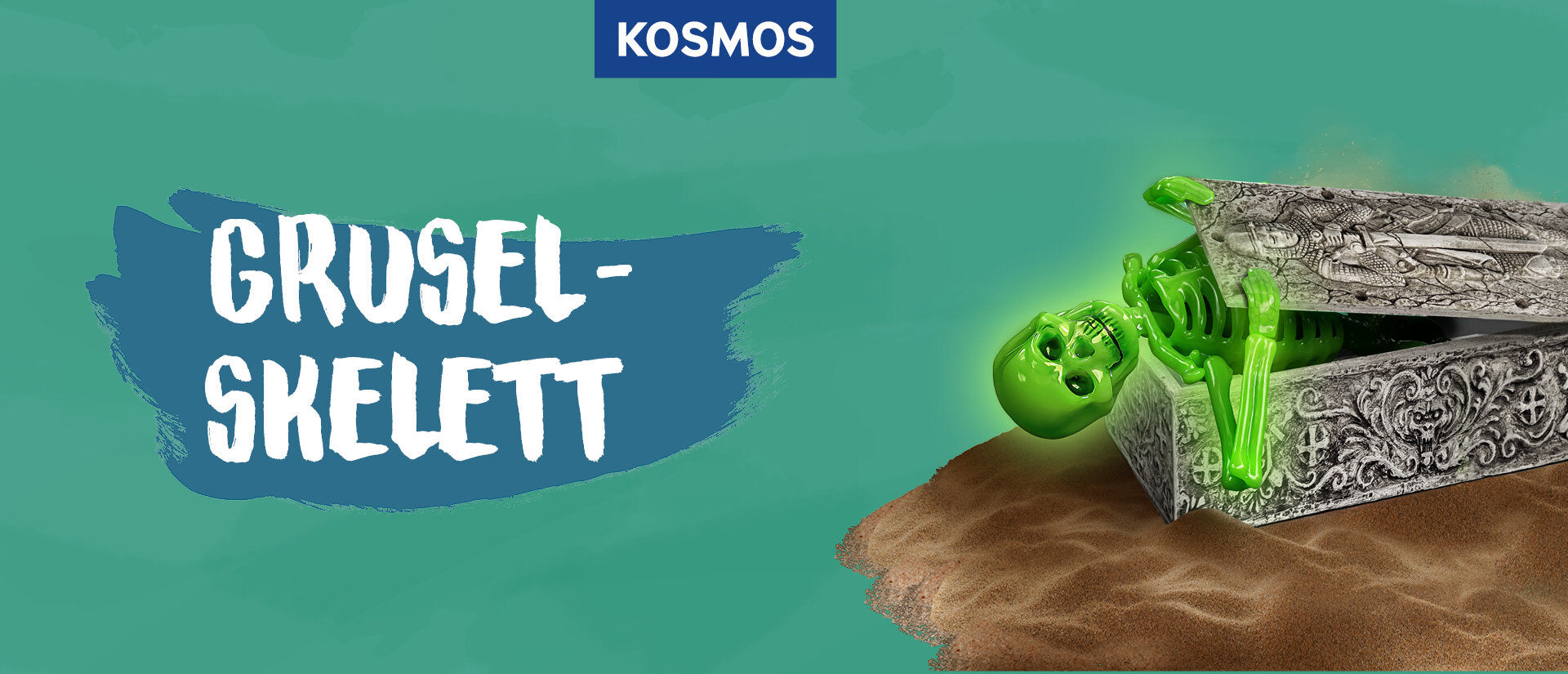 GRUSEL-SKELETT Banner