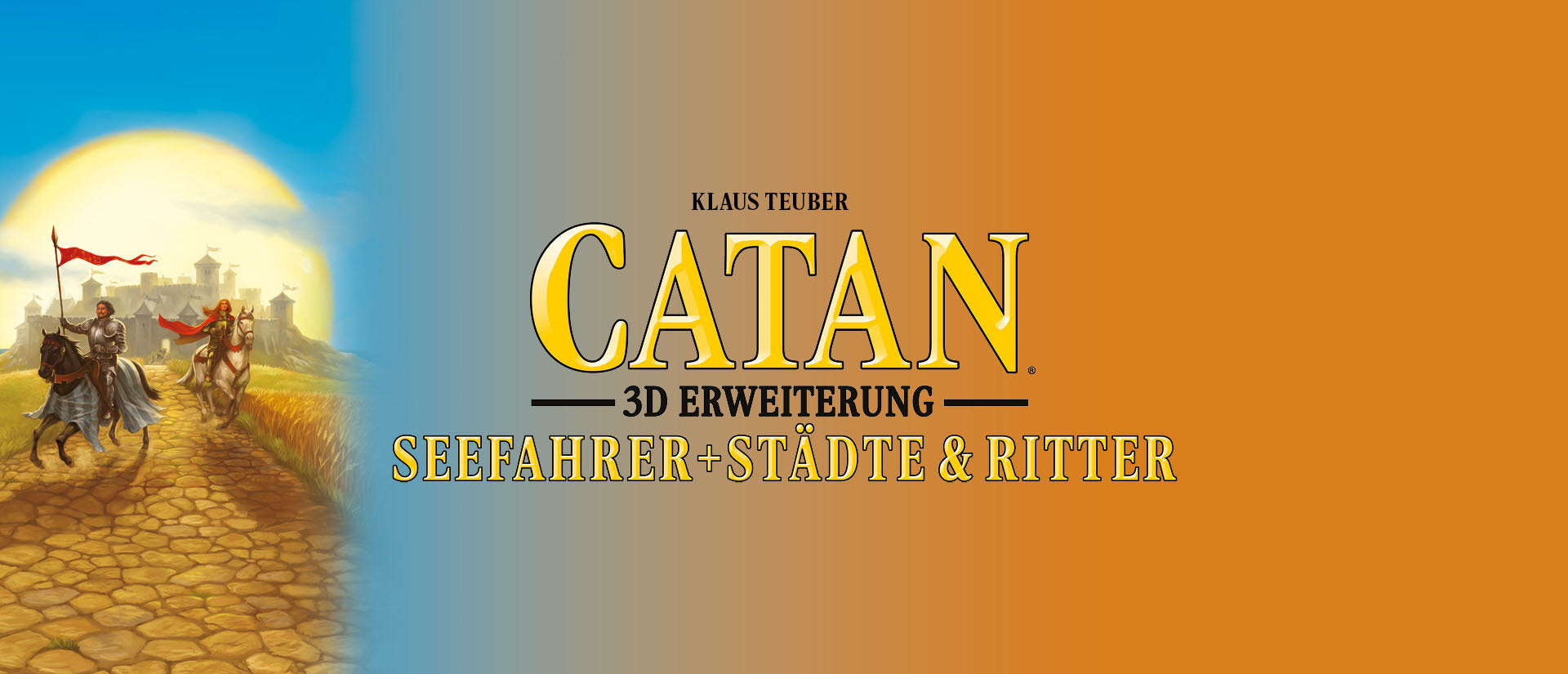 CATAN - 3D Erweiterung - Seefahrer + Städte & Ritter Banner