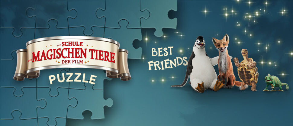 Die Schule der magischen Tiere: Puzzle zum Film — Best Friends Banner