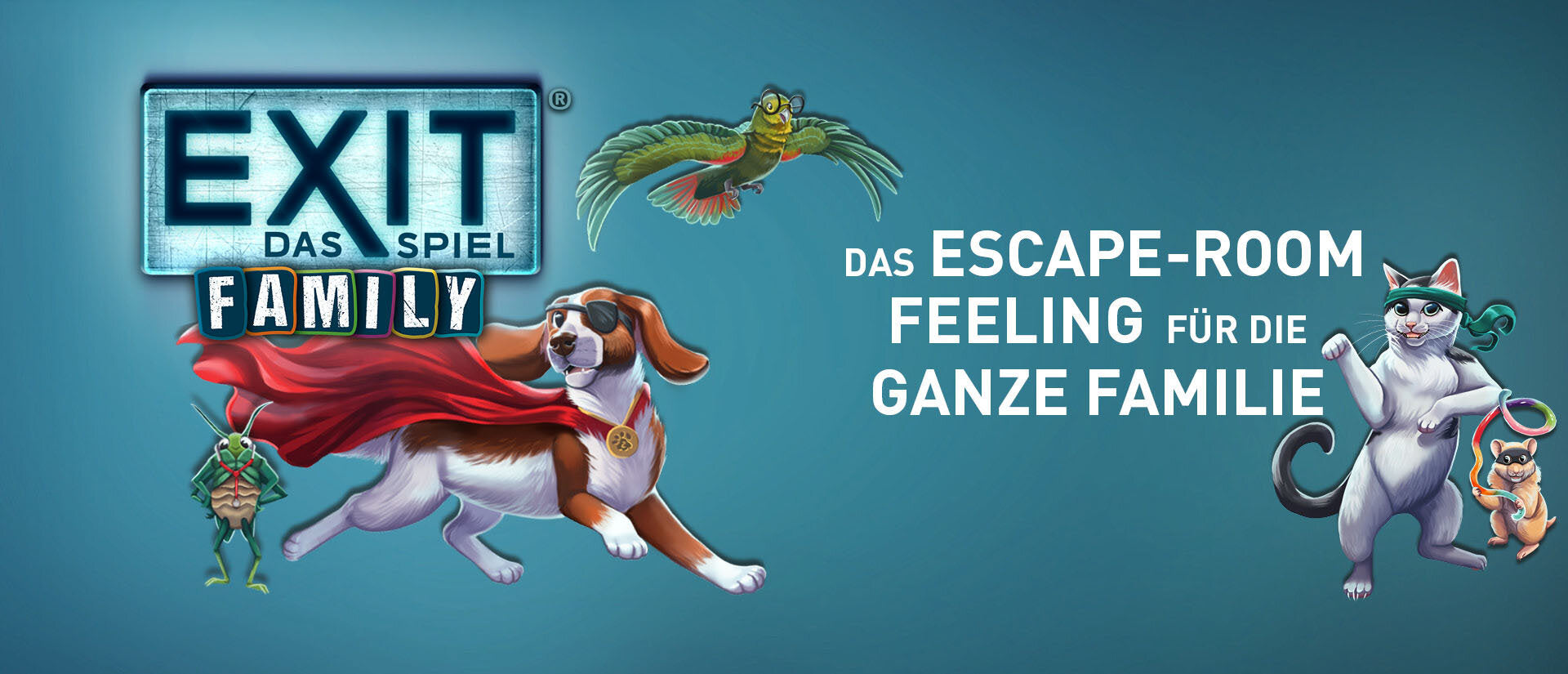EXIT® - Das Spiel - Family: Schloss Gemeinstein/Mission Candyland Banner