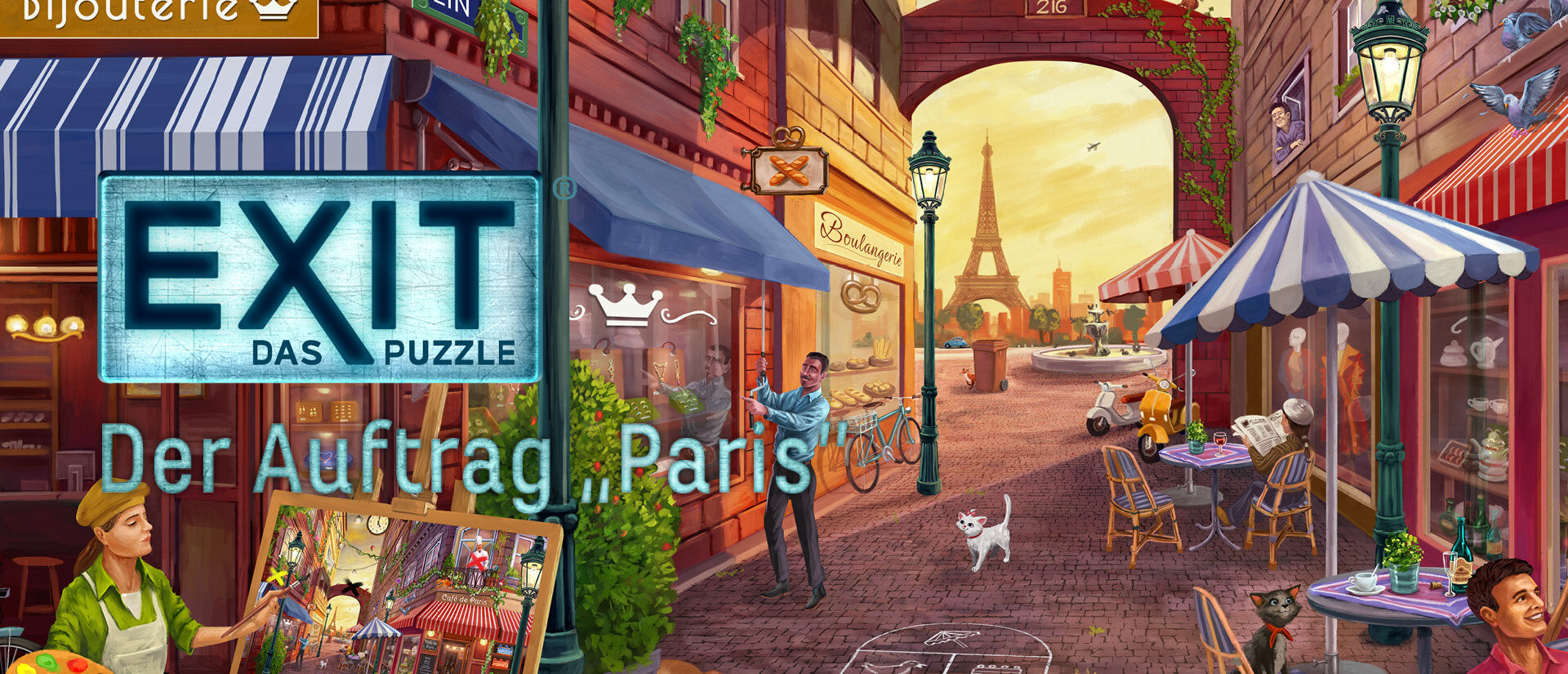 EXIT® - Das Puzzle: Der Auftrag "Paris" Banner