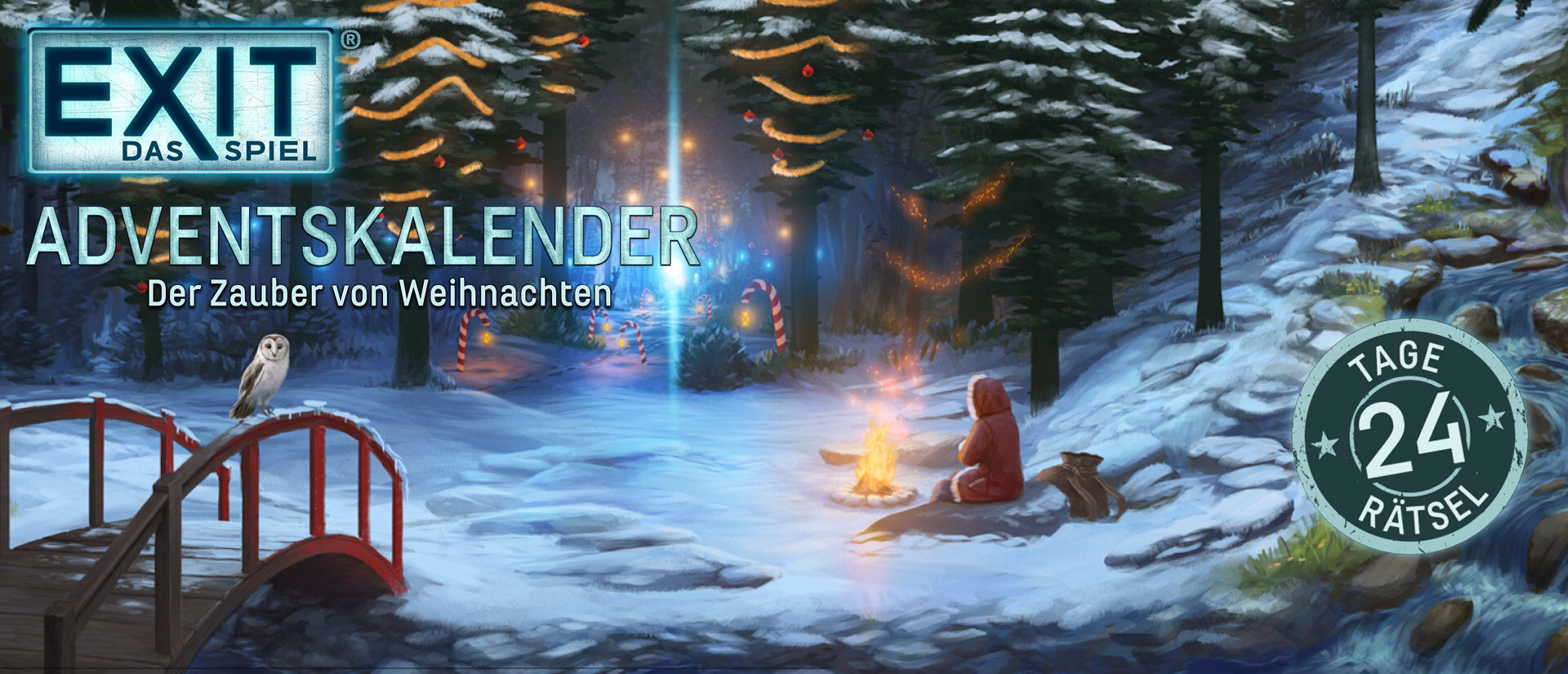 EXIT® - Das Spiel - Adventskalender: Der Zauber von Weihnachten Banner