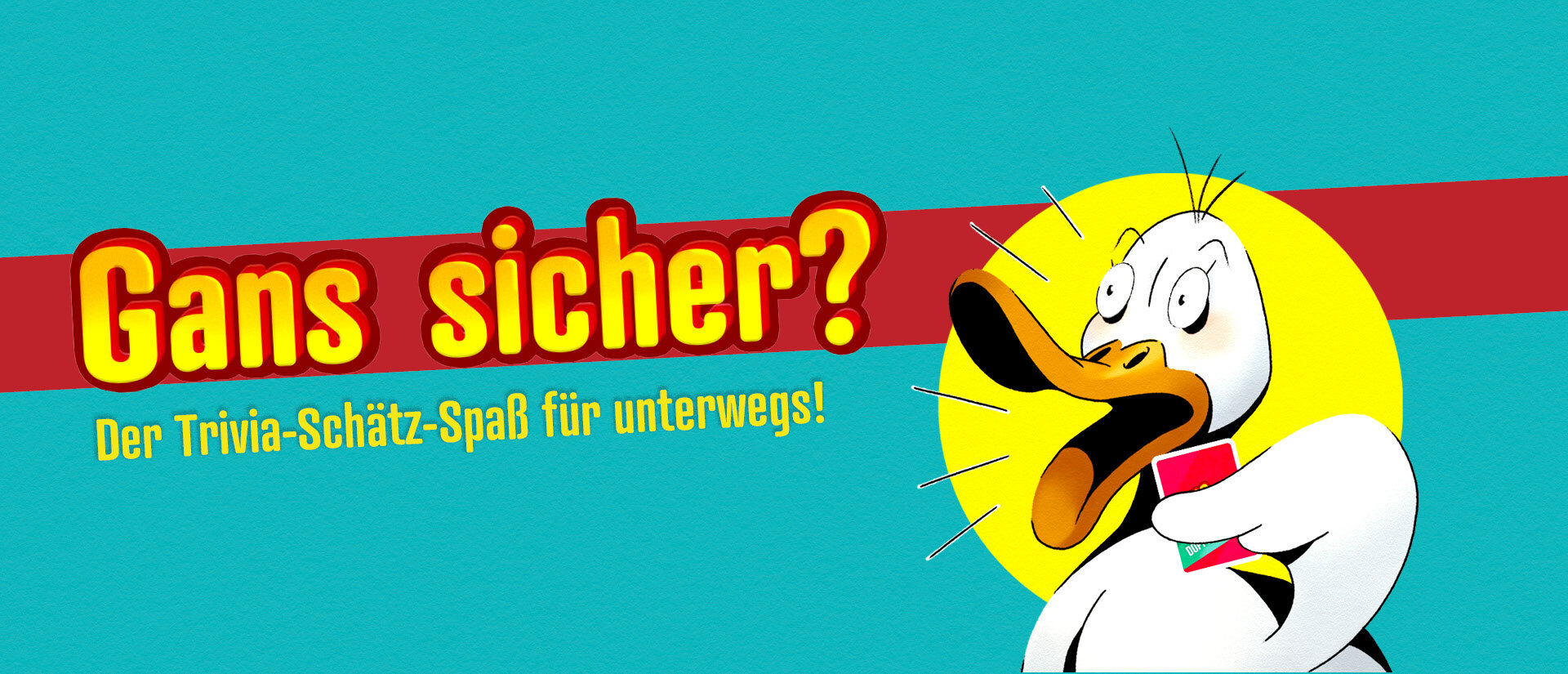 Gans sicher? Banner