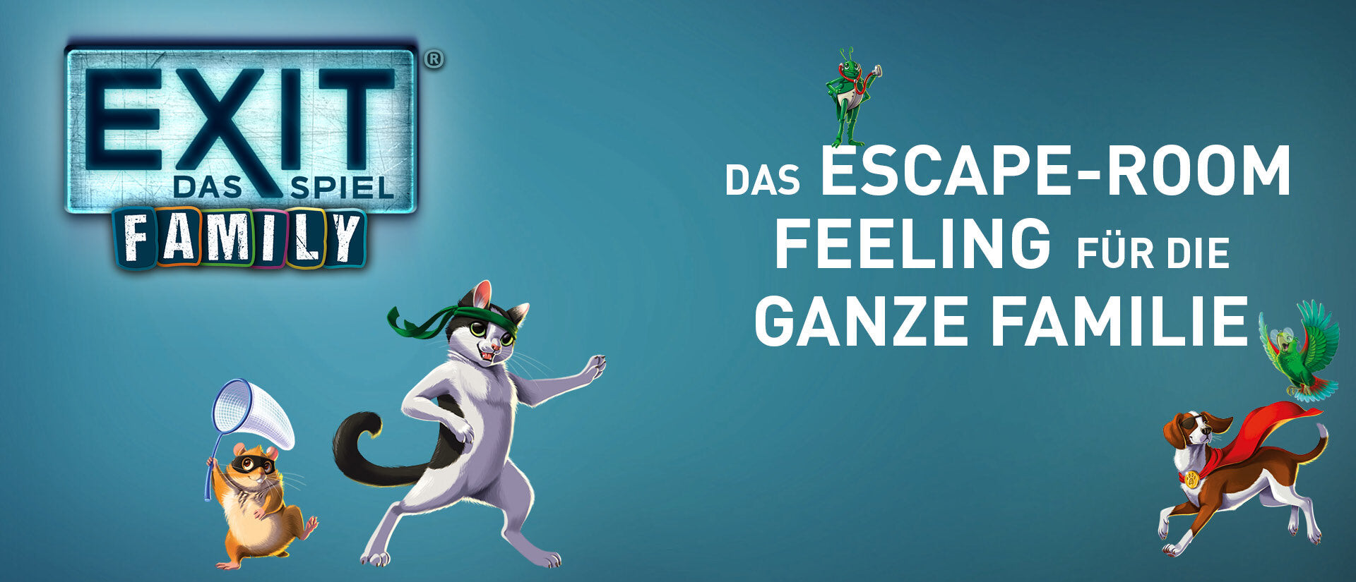 EXIT® - Das Spiel Family: Backstage Boys / Jahrmarkt im Dunkeln Banner