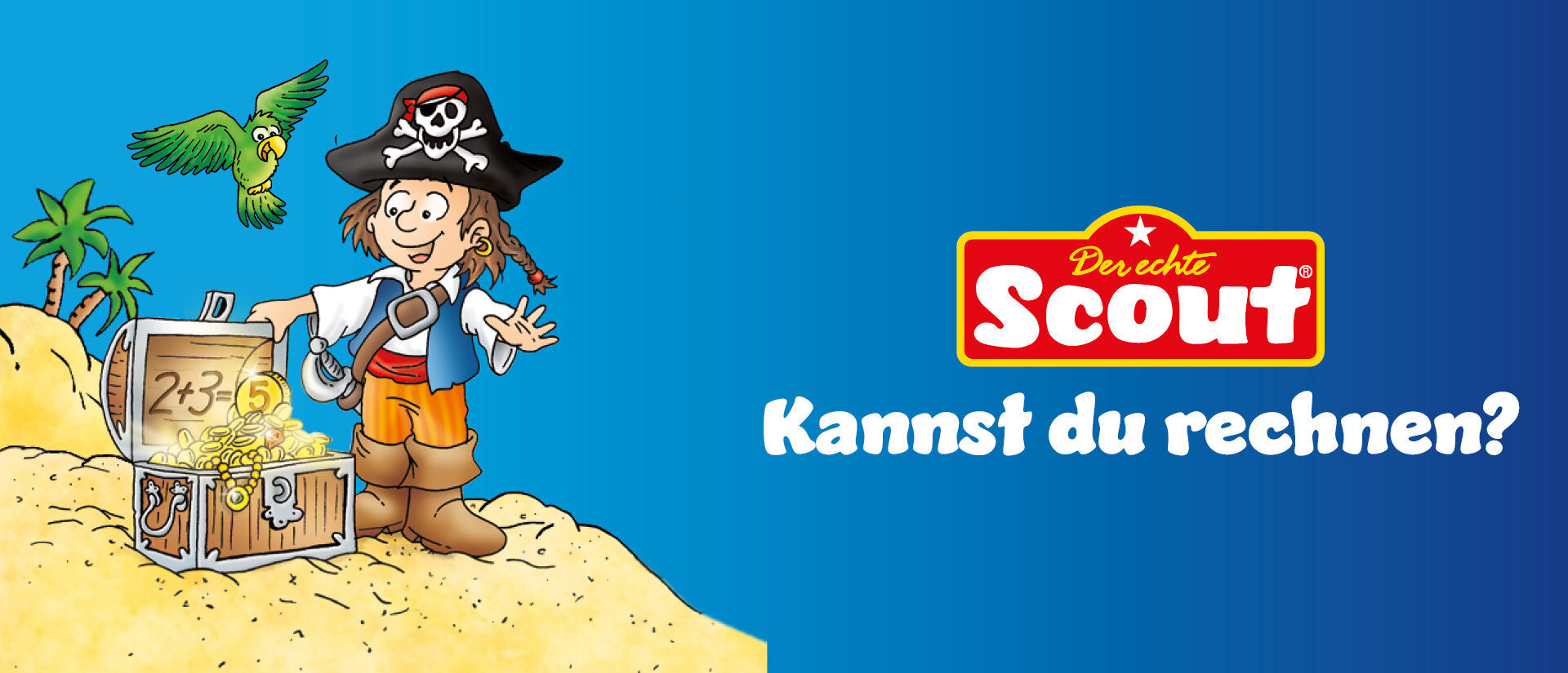 Scout Kannst du rechnen? Banner