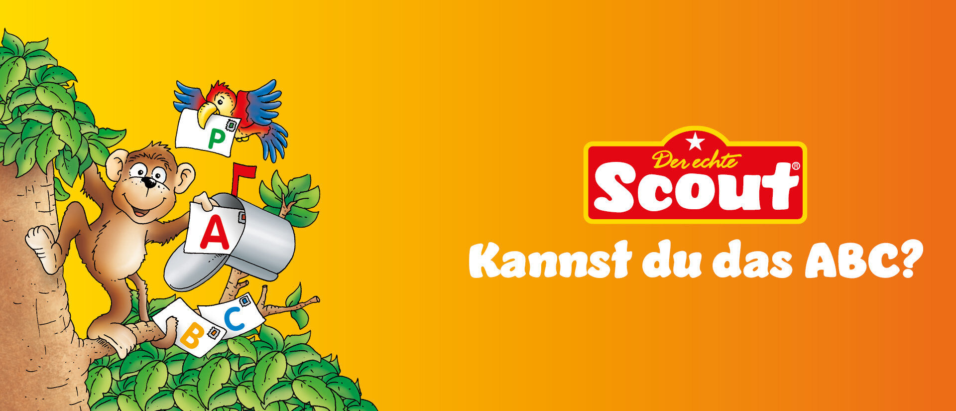 Scout Kannst du das Abc? Banner