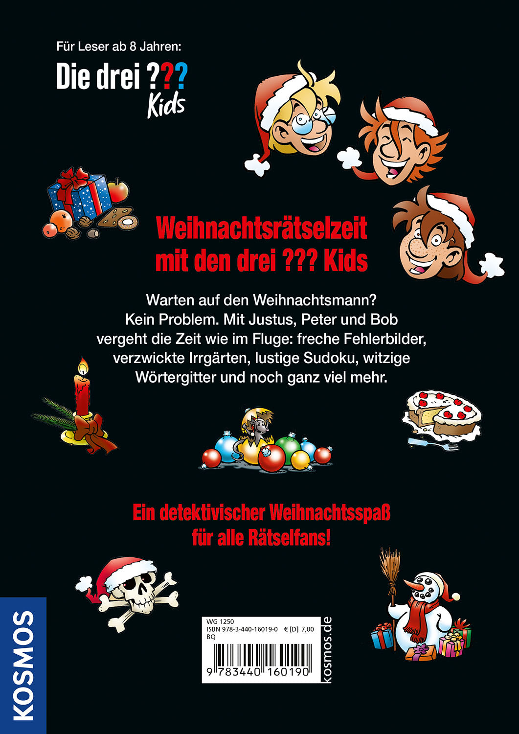 Die drei ??? Kids Weihnachtsrätselbuch