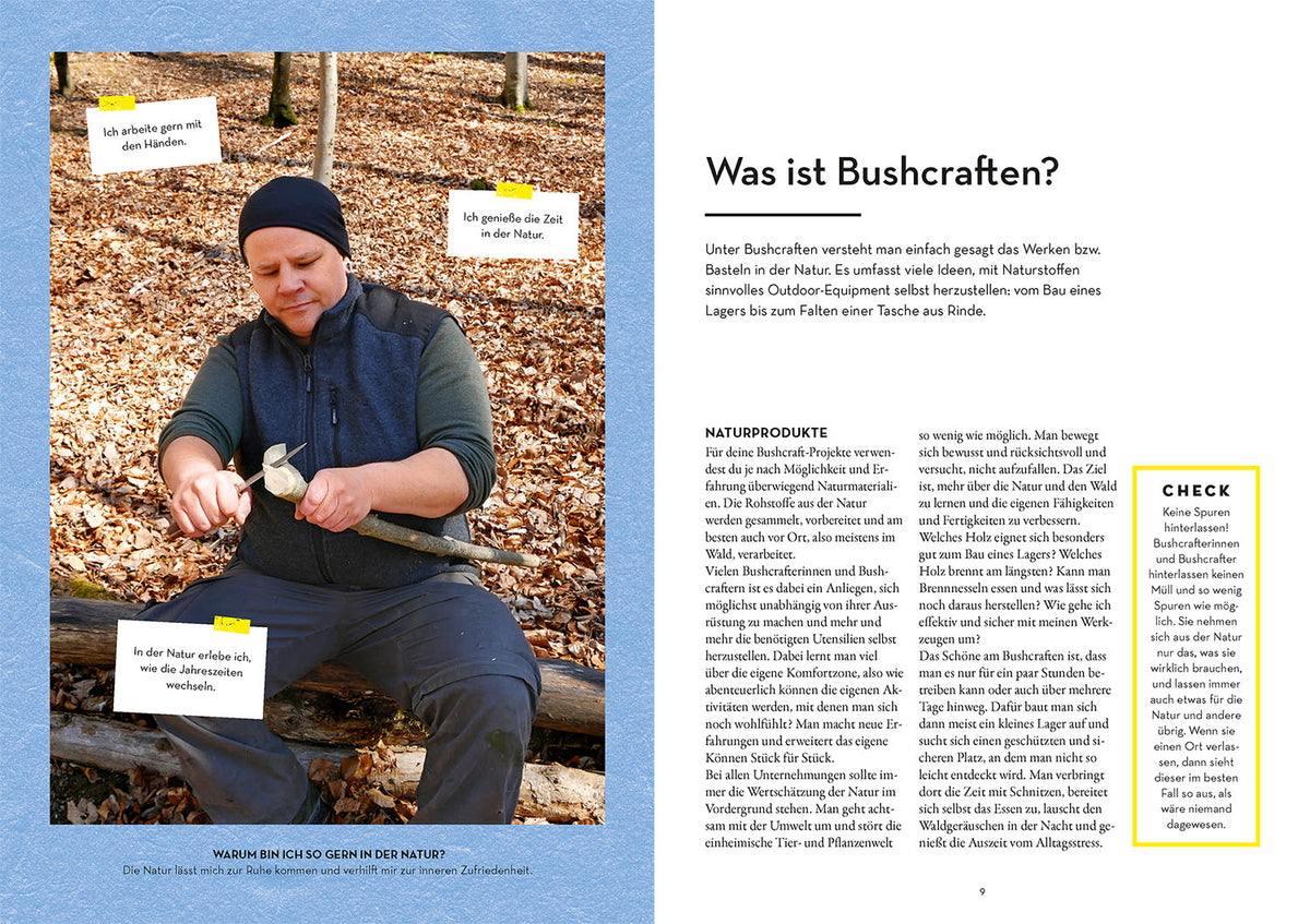 Dein Messer, der Wald und Du
