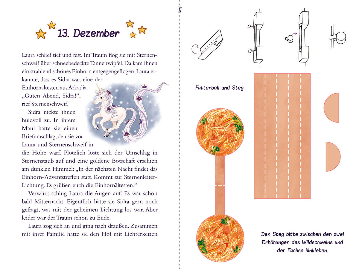 Sternenschweif Adventskalender, Ein Einhorn zu Weihnachten