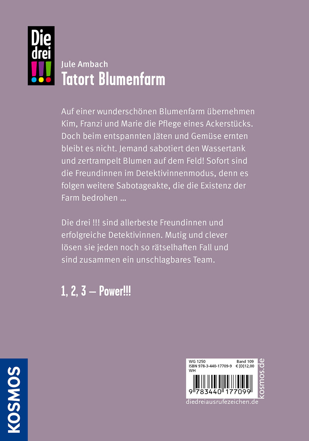 Die drei !!!, 109, Tatort Blumenfarm