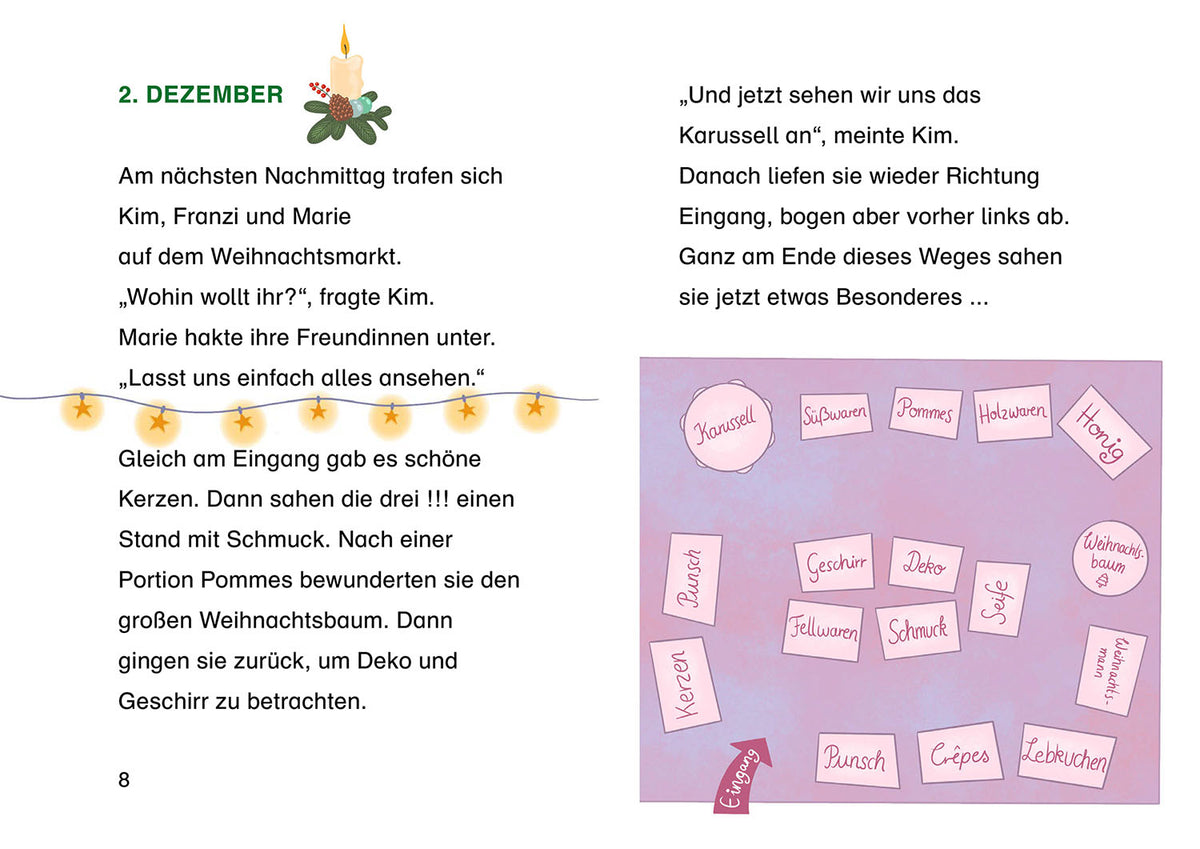Die drei !!!, Bücherhelden 2. Klasse, Adventskalender, Geschenke gesucht!