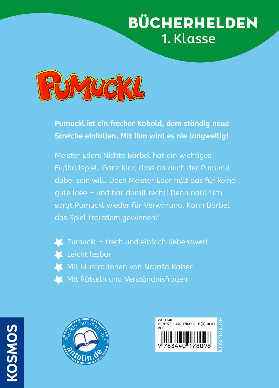Pumuckl, Bücherhelden 1. Klasse, Pumuckl spielt Fußball