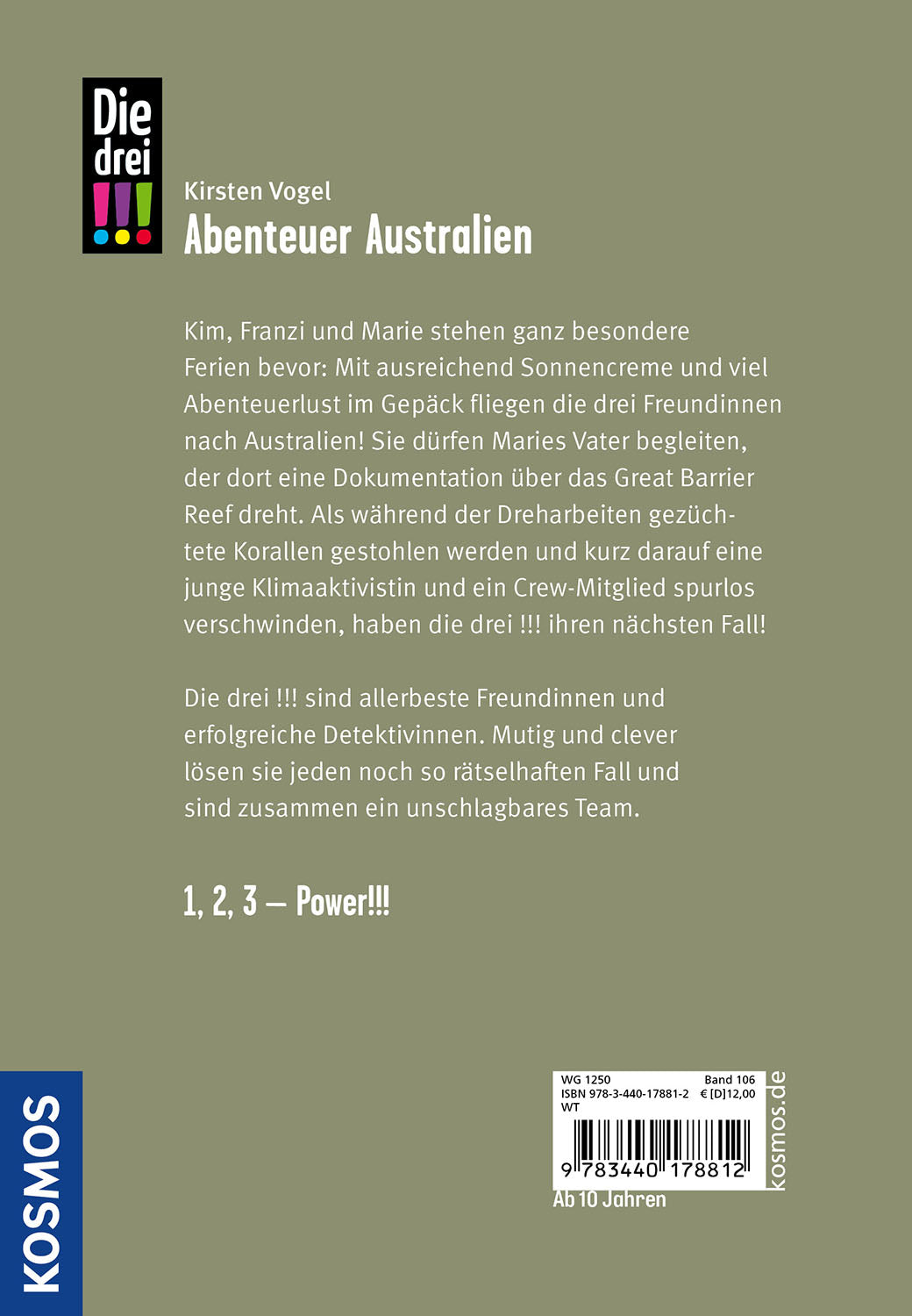Die drei !!!, 106, Abenteuer Australien