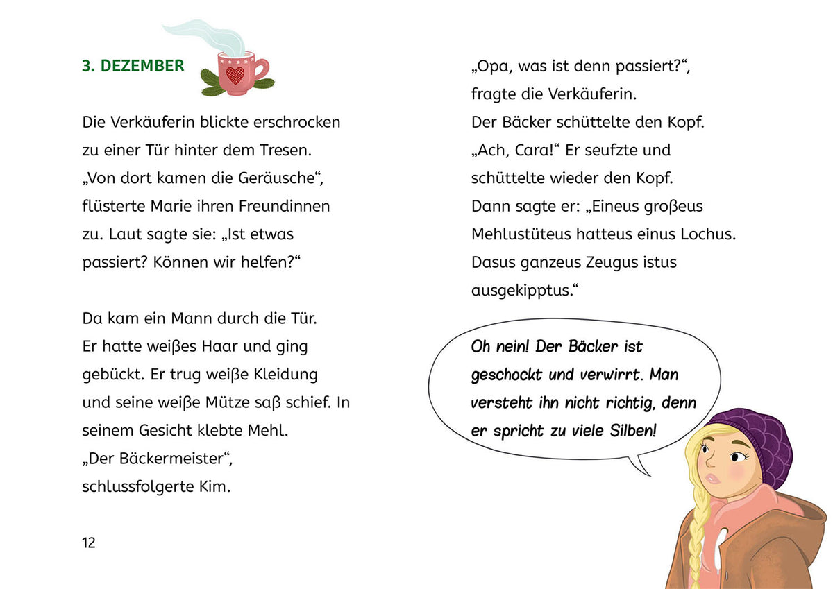 Die drei !!!, Bücherhelden 2. Klasse, Adventskalender, Der Lebkuchen-Fall